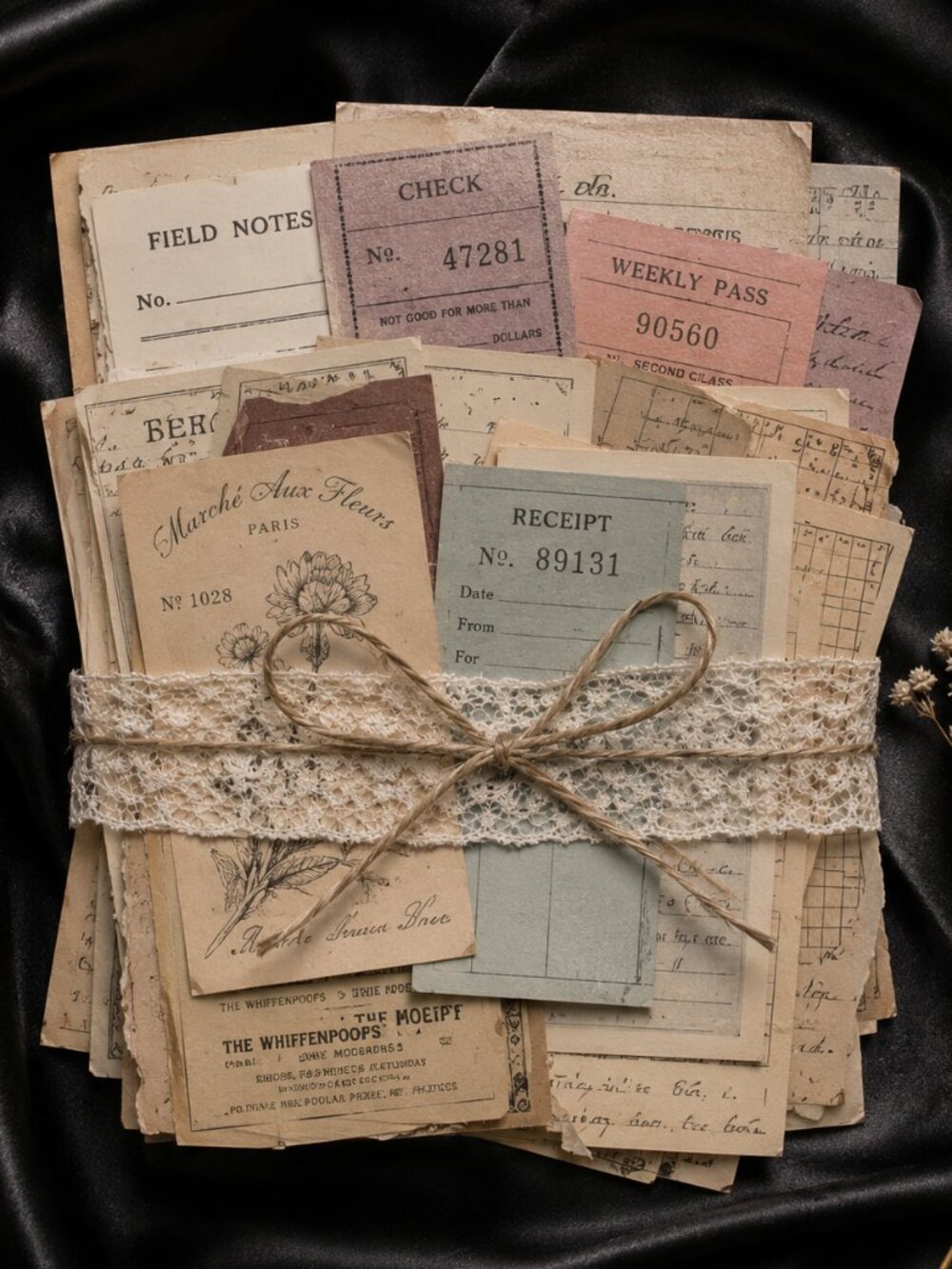 1 lb Scrapbook Junk Journal Ephemera Bundle